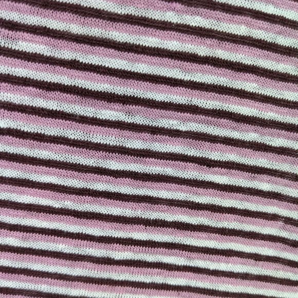 NWT Nordstrom Signature Striped Linen T-shirt Sz M - Picture 3 of 7